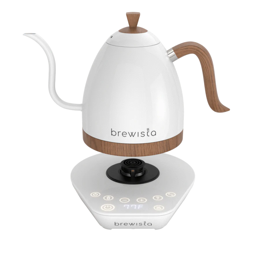 New Brewista Artisan Gooseneck Kettle 600ml - Pearl White with White Base - Image 2